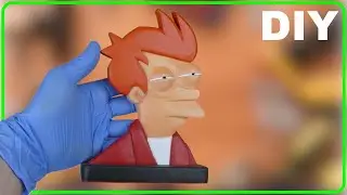 ✅Creating a FRY FIGURE out of MDF | [FUTURAMA DIY]