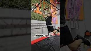 Trying The Flying Bat Grip #ninjawarrior #sendit #upperbodyworkout #gripstrength #ninjalife #parkour