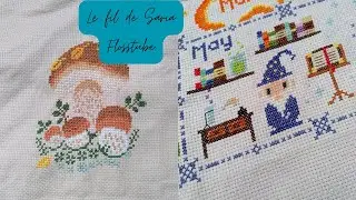 Flosstube  Où je commence deux nouveaux mystery stitchalong