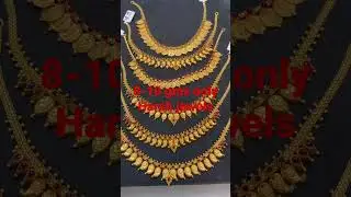 8-10 grams Gold latest designs #short #gold #necklace #karnataka #video #youtube