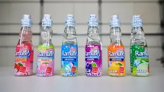 Как открыть бутылку Рамунэ (японской газировки) + дегустация
