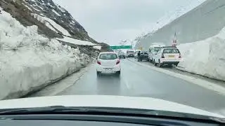 Current Road Conditions: Atal Tunnel to Sissu in May Month #manali #rohtang #sissu #kaza #ataltunnel