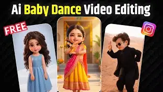 Instagram 3D Cartoon Dance Video Edit | How To Make Viral Baby Ai Dance Video Tutorial ✨