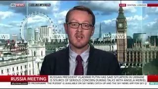 Director of our Russia Studies Centre on Sky, as Merkel and Putin meet