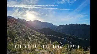 Hiking in Frigiliana, Costa Del Sol, Spain.