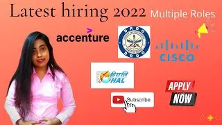 Off Campus Placements | Cisco | Accenture | DRDO | HAL | Recruitment | Apply Now !!!