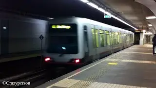 RET Metro MG2/1 vertrek 'verkeerd' spoor Marconiplein Rotterdam naar De Terp! +Toeter
