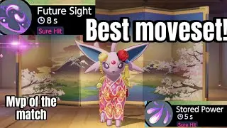 Espeon Stored Power and Future Sight | Best Espeon Gameplay Pokemon Unite