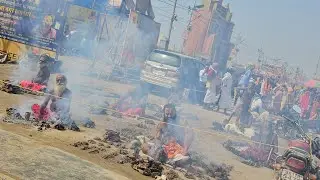 4th mahakubh snaan of maagh Purnima #prayagrajkumbhmela with my familys nd taken the look of aghori