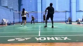 Badminton Mixed Doubles 🔥 Intense Rally You Can&rsquo;t Miss