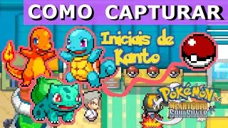 Como capturar Squirtle, Charmander ou Bulbasaur (Iniciais de Kanto) no Pok&eacute;mon HeartGold SoulSilver
