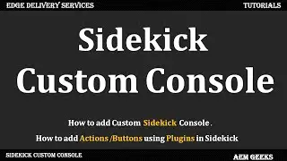 AEM Franklin #19 | Sidekick Custom utility console