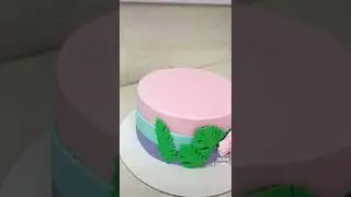 Flamingo Cake... #fyp #viral #fondant #flamingocake #customizedcake #bakingislife #fondantcake