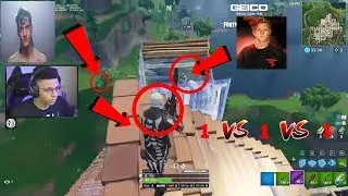 Ninja VS Tfue VS Myth (EXCLUSIVE 1v1v1 PLAYGROUND) **Ninjas FIRST PLAYGROUND 1V1** (Fortnite BR)