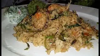 Shrimp Fried Rice - Chameen Fried Rice - KETO /LCHF - 100% Grain Free - Malayalam