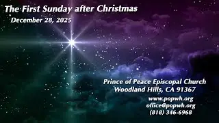 The First Sunday after Christmas,  December 28, 2025