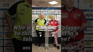 😶&zwj;🌫️ Quiz whitewash⁉️check out Part 1 🐍😎   #pdceurope #darts #michaelvangerwen #peterwright