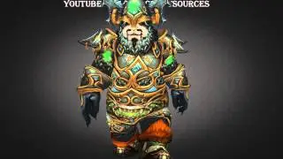 Pandaren Warrior Tier 14 armor set - T14 - Plate / Battleplate of Resounding Rings