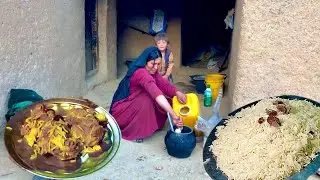 A Peaceful Mountain Village Life | Cooking Traditional Food in a Clay Home