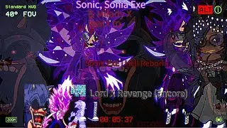 Sonic and Sonia Exe (Milady X) reacts to Sonic. EXE | Hell Reborn: Lord X Revenge (Encore)