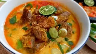 Resep Soto Tangkar / Betawi Beef Soup Recipe
