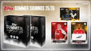 Opening the NEW Topps Summer Signings 25/26 Box! | 2 BOXES | Guaranteed Autograph Card