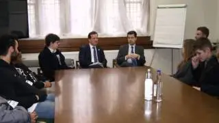 CCSS students visit the parliament and speak to James Brokensire and Charlie Elphicke
