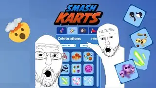 All the celebrations I own in Smash Karts 🎉2025 ❄️Christmas Special🎄