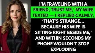 “‘I’m Traveling With a Friend, Trust Me,’ My Wife Texted — I Replied Calmly, ‘That’s Strange… 