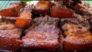 Big Gahori Make A Tasty Black Recipe| Banaya Super Pork Curry & Eating soYUMMY Food | Pork Mukbang