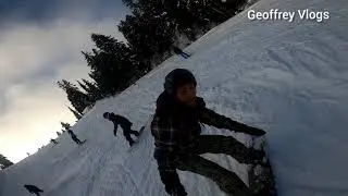 Cypress Mountain my first day Snowboarding