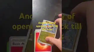 Another day of opening a pack till 100 subs