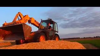 John Deere, Claas, UMEGA Black Edition на уборке кукурузы