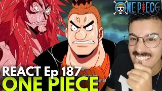 REACT - NOLAND E KALGARA &Agrave; 400 ANOS ATR&Aacute;S-  Ep.187 -ONE PIECE - ASSISTINDO PELA PRIMEIRA VEZ #luffy