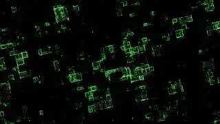 Copyright Free Background video | 4K | Loop| Abstract Green Digital Grid