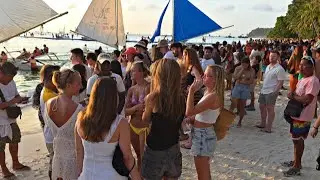 Look! This is Boracay White Beach on January 30 2026 4:25pm Walk Beautiful Sunset 