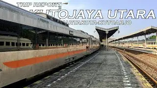 [TRIP REPORT] Kereta Ini Berangkatnya Pagi Banget! | KA Kutojaya Utara Jakartakota-Kutoarjo (1/2)