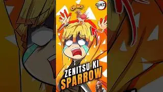 Zenitsu ki sparrow| why Zenitsu gets a sparrow | #demonslayer #animefacts #zenitsu #anime