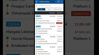 where is My Train App all Train Details check ! train station information check #shorts