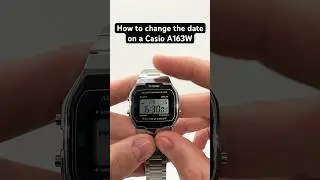 Как изменить дату на Casio A163W