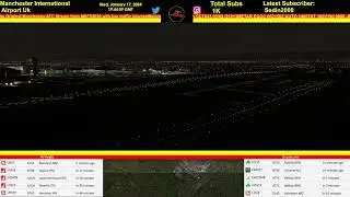 Manchester Airport - EGCC - A Virtually Live Experience - ADSB Injected Traffic Into MSFS2020