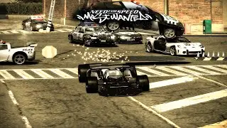 Flip Car vs Revamped Police Mod in NFS Most Wanted