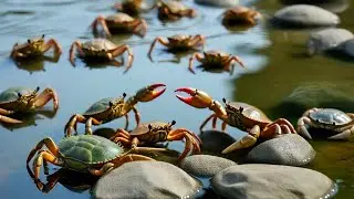 Looking for Big Crabs in the River, Catching Small Ones