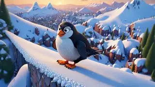 Polly Penguin Jumps in Snow | Winter Fun Song for Kids | Nursery Rhymes and Baby Songs