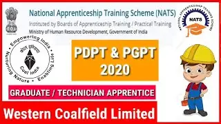 Western Coalfield Ltd. Apprentice || PDPT & PGPT 2020 || Graduate & Tech. Apprentice || MINING WORLD