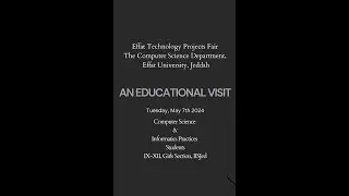 Effat University Technology Projects Fair 2024