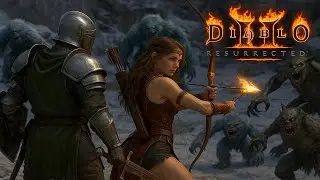 The Glacial Trail FULL CLEAR WITH ZEAL PALADIN Diablo 2 Resurrected Walkthrough Gameplay
