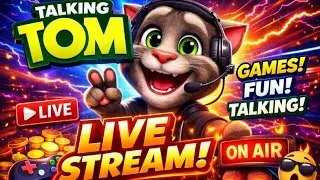 Talking Tom Live 🔴 | Fun Gameplay 😱 | Non Stop Masti#gaming #shortsfeedlive #viralvideo