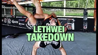 Lethwei takedown