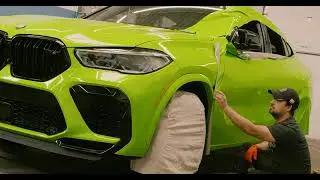 BMW X6 Competition 2023 | Stunning 3M 2080 Lime Green Wrap Transformation!